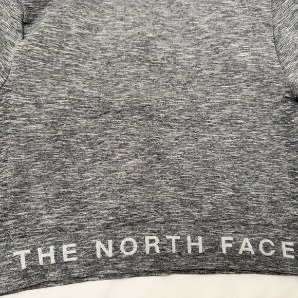 The North Face Seamless Long Sleeve Crop Top S/M Gray Made in Italy - Picture 6 of 6